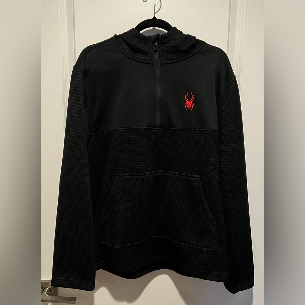 Spyder Men’s Large Sweatshirt Hoodie Half Zip
